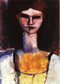 Amedeo Modigliani Bust of a Young Woman oil painting picture